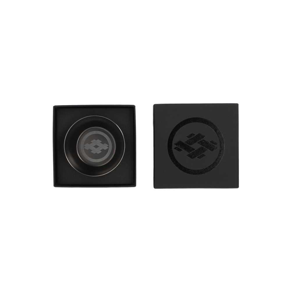 ステンレス黒酸化発色ぐい呑み